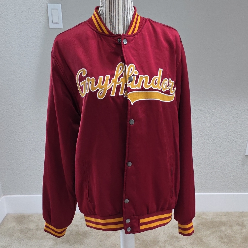 Warner Bros. Gryffindor Maroon Varsity Jacket